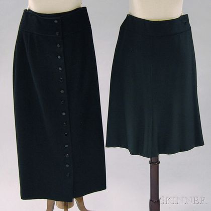 Two Black Skirts