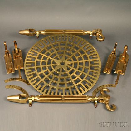 Sold at auction Collection of Brass Nautical Hardware Auction