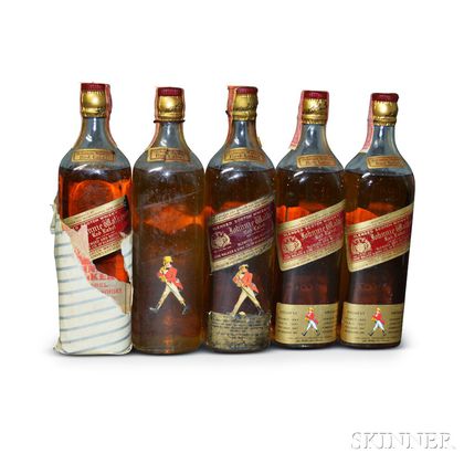 Johnnie Walker Red Label, 5 4/5 quart bottles 