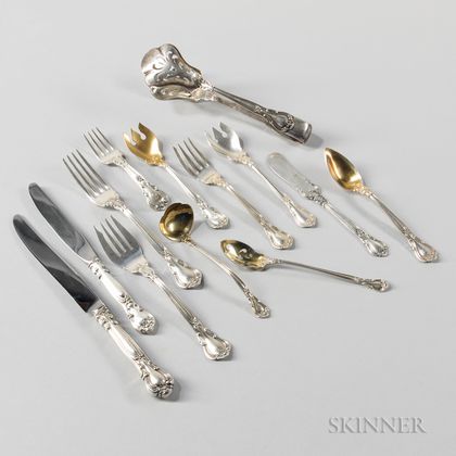 Group of Gorham "Chantilly" Pattern Sterling Silver Flatware