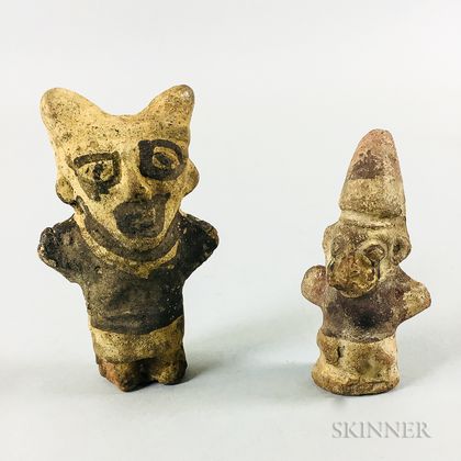 Two Pre-Columbian Pottery Figures