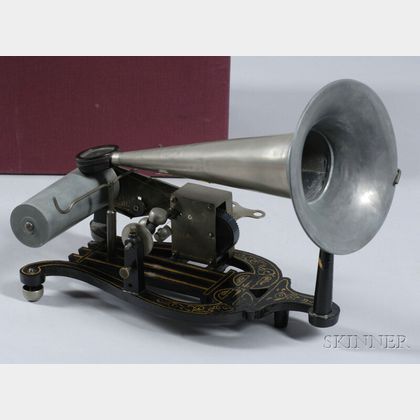 Kasten Puck-Type Phonograph in Storage Case