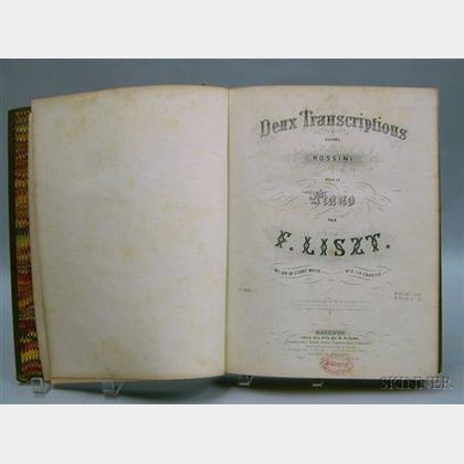 Italy Illustrated and Deux Transcriptions d'apres Rossini pour le Piano, F. Liszt