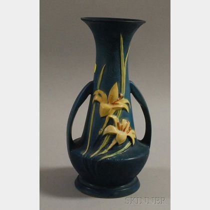 Sold at auction Roseville Pottery Zephyr Lily Pattern Vase Auction ...