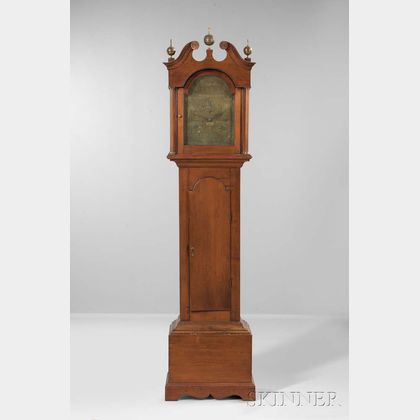 Carved Maple Tall Case Clock