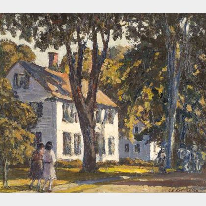 Sold at auction Clarence K. Chatterton (American, 1880-1973) Street In ...