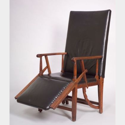 Federal Mahogany Adjustable Lolling Chair