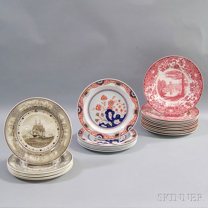 Three Sets of Wedgwood Ceramic Plates