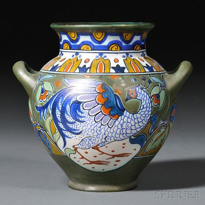 Zuid Holland Gouda Rhodian Pottery Jar