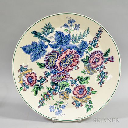 Large Wedgwood Floral Ceramic Charger