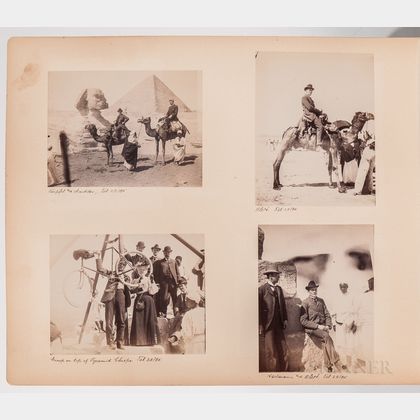 Photo Albums, Grand Tour Voyage, 1895.