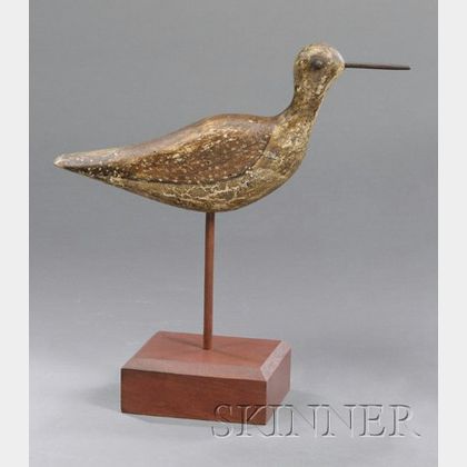 Carved and Painted Yellowlegs Decoy