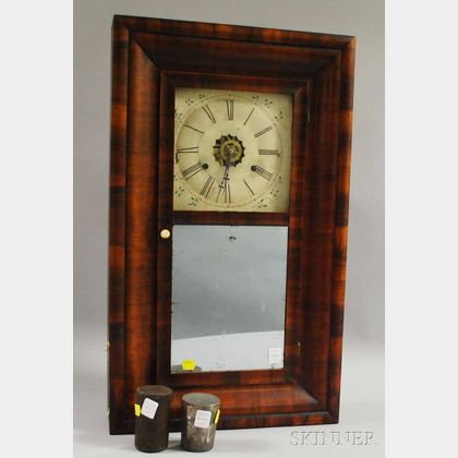 J.C. Brown Mahogany Ogee Clock