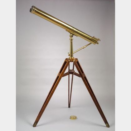 Brass 4-inch Refracting Telescope by Bardou