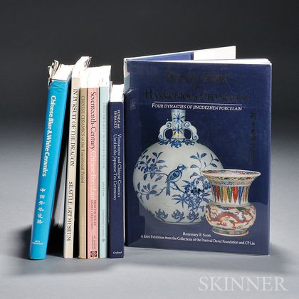 Seven Books and Exhibition Catalogs on Chinese Porcelain