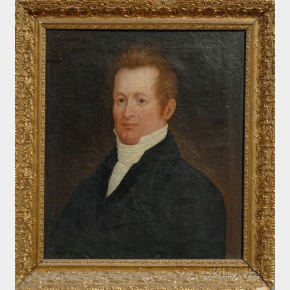 Attributed to Zedekiah Belknap (American, 1781-1858) Portrait of Lyman Bradstreet Walker (1785-1857)