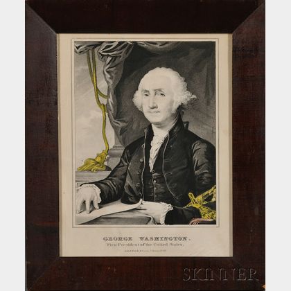 Sixteen Framed Presidential and Presidential Candidate Lithograph Portraits