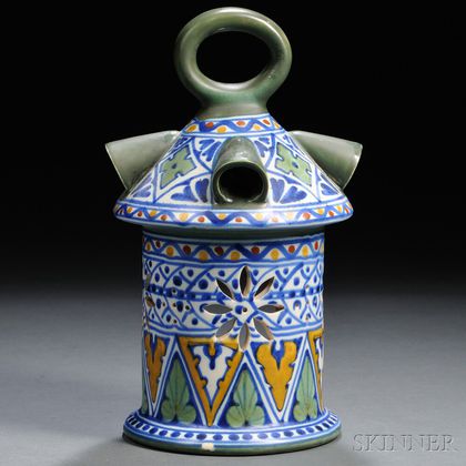 Zuid Holland Rhodian Matapan Pattern Gouda Pottery Lantern