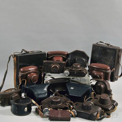 Collection of Miscellaneous Camera Cases and Straps