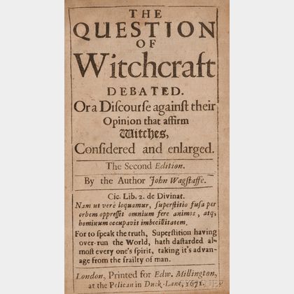 (Witchcraft),Wagstaffe, John (1633-1677)