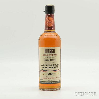 Hirsch 20 Year American Whiskey 1987, 1 bottle 