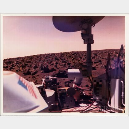 Viking 2, Mars, Three Color Photographs.