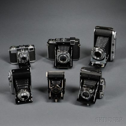 Six German Folding Cameras