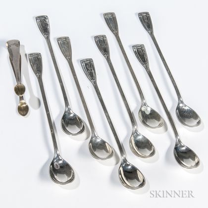 Nine Pieces of Tiffany & Co. Sterling Silver Flatware