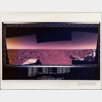 Viking 2, Mars, Six Photographs.