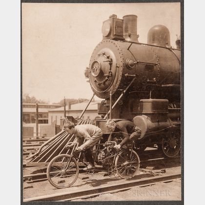 Motorcycle Photographs, Three Early Examples.
