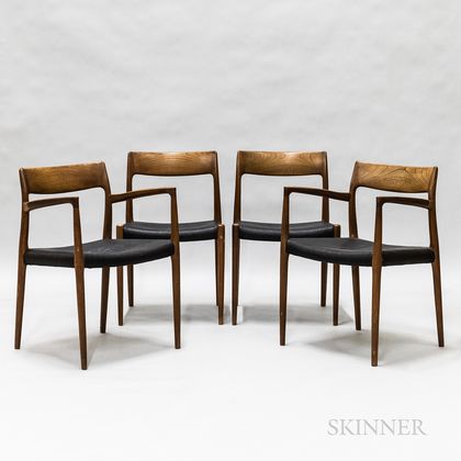 Four Danish Modern Chairs