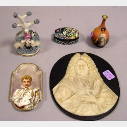Five Assorted Decorative Items