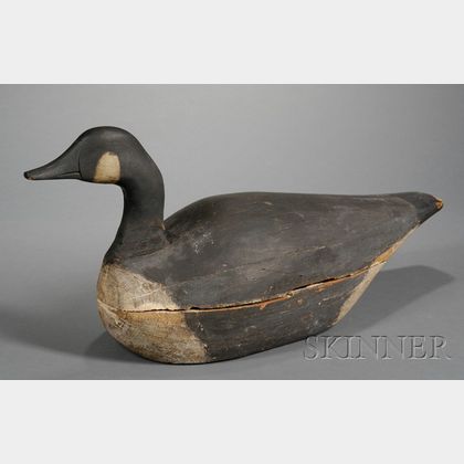 Large Carved and Painted Canada Goose Decoy