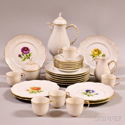 Ludwigsburg Porcelain Partial Tea Service