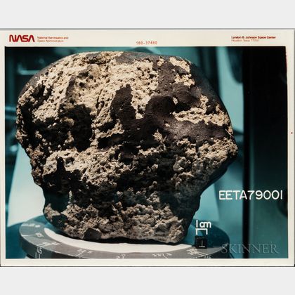 Martian Meteorite EETA79001, Six Photographs.