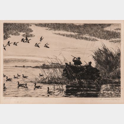 Aiden Lassell Ripley (American, 1896-1969) Goose Shooting