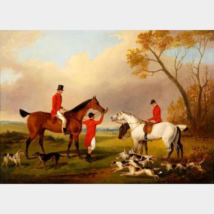 Attributed to George Henry Laporte (German/British, 1799-1873) After the Hunt