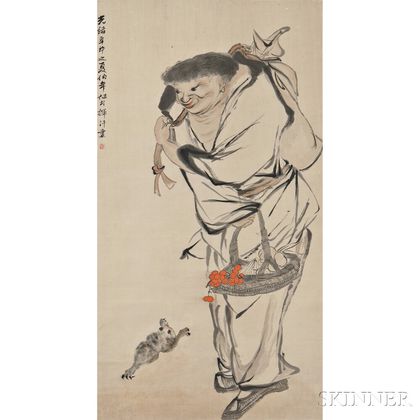Hanging Scroll Depicting Liu Hai
