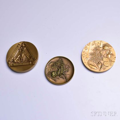 Six Medallic Art Co. Bronze Medals