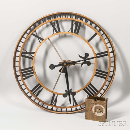 London Tower Clock Movement and Dial
