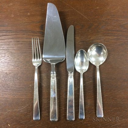 Towle Sterling Silver "Old Lace" Partial Flatware Service