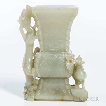 Nephrite Jade Vase