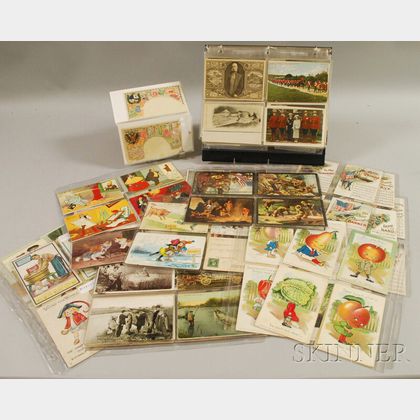 Large Lot of Early 20th Century Specialty and Miscellaneous Postcards