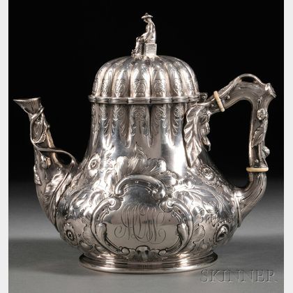 Gorham Coin Silver Teapot