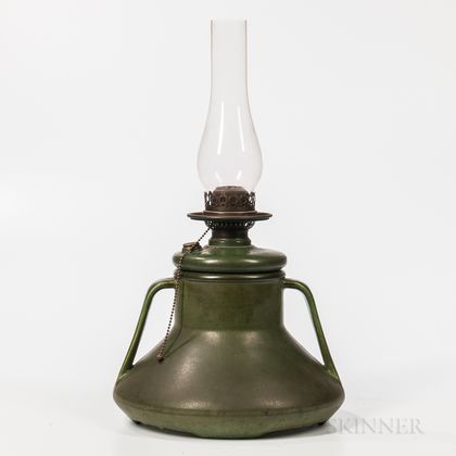 Hampshire Pottery Oil Lamp