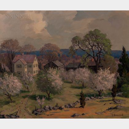 Jacob Greenleaf (American, 1887-1968) Hartwell Farm /Lincoln, Mass.