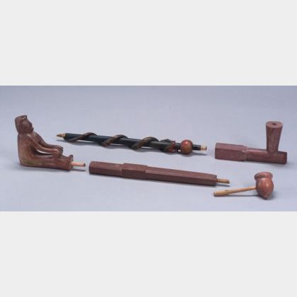 Three Central Plains Pipes