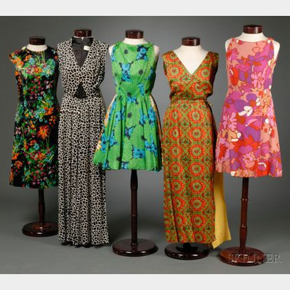 Five Vintage and Designer Dresses/Ensembles