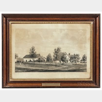 James Franklin Gilman (Massachusetts and Vermont, 1850-1929) View of The Solomon Parkhurst House, Chelmsford, Massachusetts