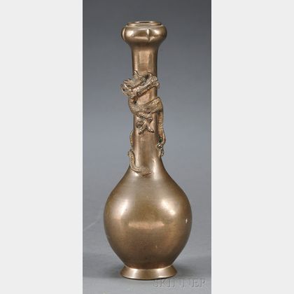 Garlic-mouthed Bronze Vase